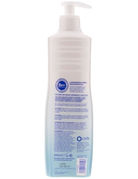 Be+ Pediatrics Loción Hidratante Corporal, 500Ml