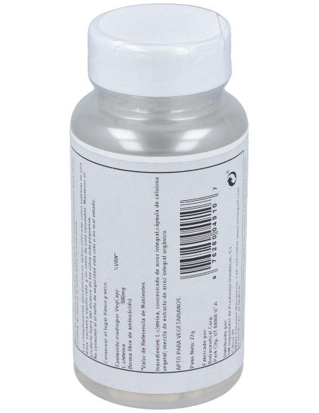 Solaray L-Cysteine 500Mg 30Cáps