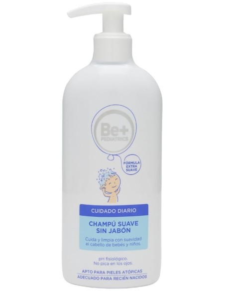 Be+ Pediatrics Champú Suave Sin Jabón, 300 Ml