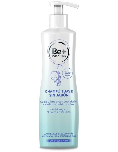 Be+ Pediatrics Champú Suave Sin Jabón, 300 Ml