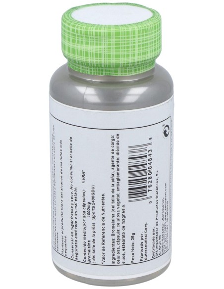 Solaray Bromelain 60Cáps