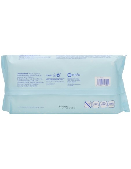 Be+ Pediatrics Toallitas Dermolimpiadoras Extra Suaves 3X72Uds