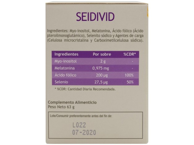 Seidivid 30 Sobres - Seid