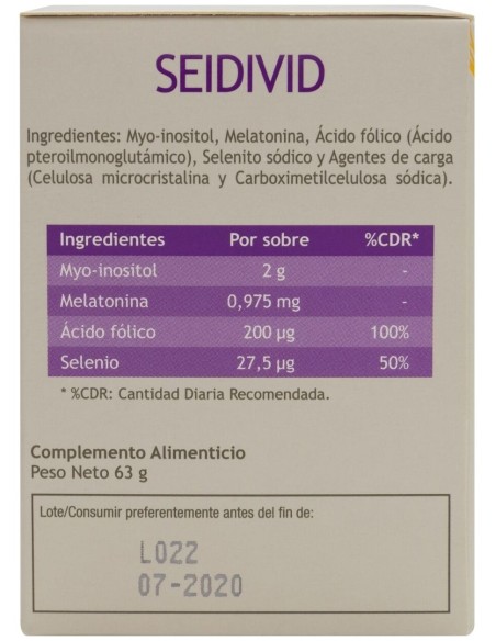 Seidivid 30 Sobres - Seid