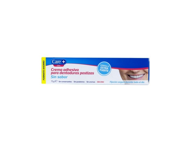 Care+ Crema Adhesiva Dentadura Postiza, 75 G