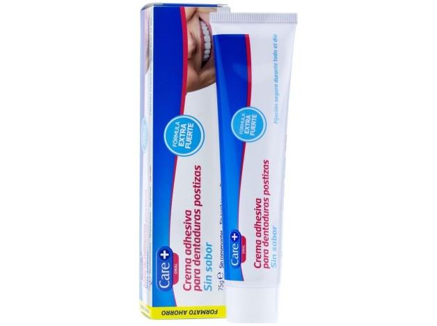 Care+ Crema Adhesiva Dentadura Postiza, 75 G