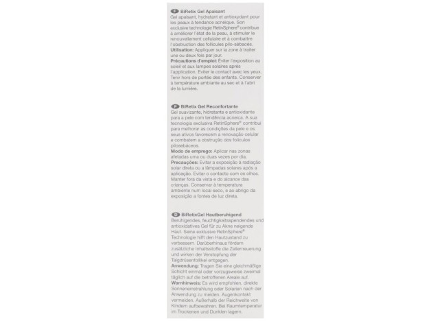 Biretix Gel Reconfortante Piel Acneica 50Ml.