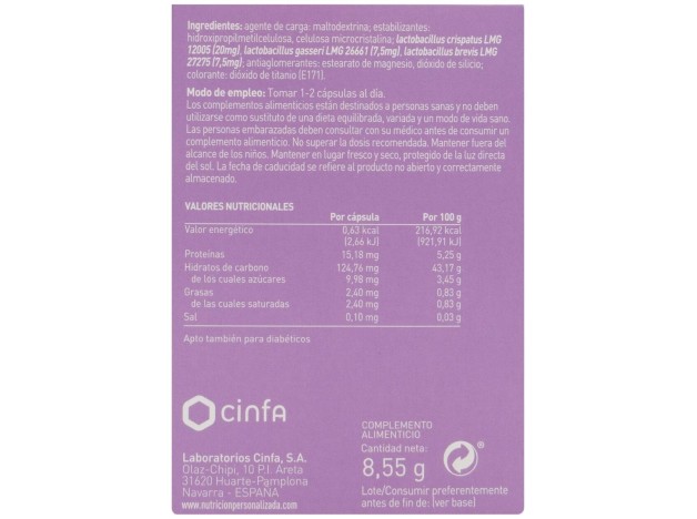 Ns Femibiotic, 30 Cápsulas