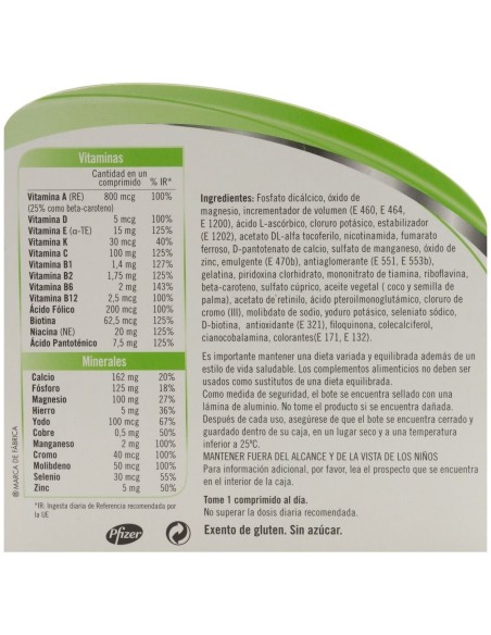 Multicentrum Vitaminas Y Minerales 90Comp