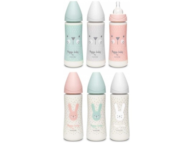 Suavinex Biberón Couture Tetina De Silicona, 1 Ud