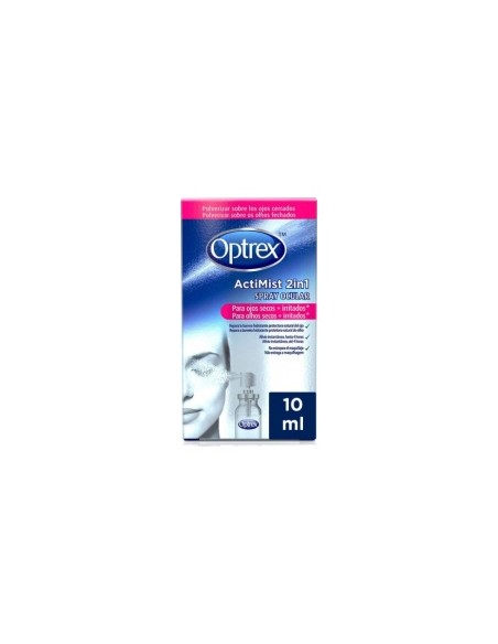 Optrex Actimist 2In1 Spray Ocular Ojos Secos E Irritados 10Ml