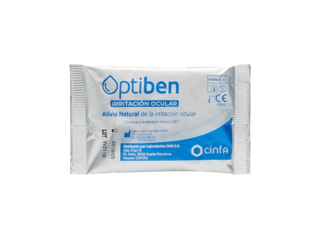 Optiben Ojos Irritados Sequedad Ocular, 10 Uds