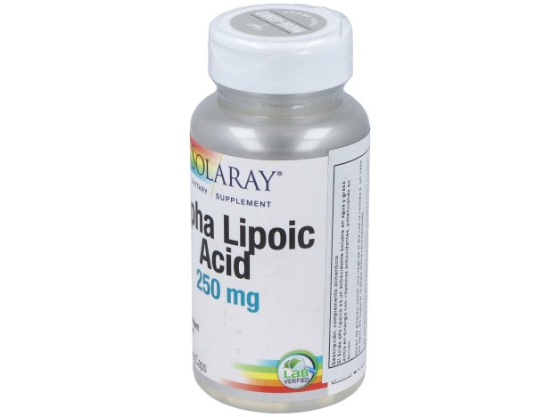 Solaray Alpha Lipoic Acid 250Mg 60Cáps
