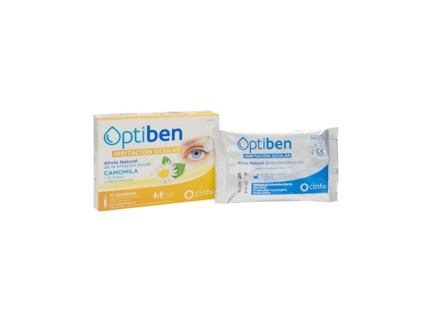 Optiben Ojos Irritados Sequedad Ocular, 10 Uds