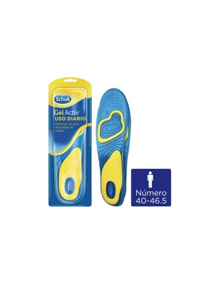 Scholl Plantillas Gelactiv De Uso Diario Para Hombre