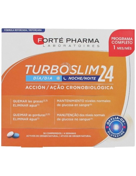 Forté Pharma Turboslim Cronoactive Forte, 56 Uds