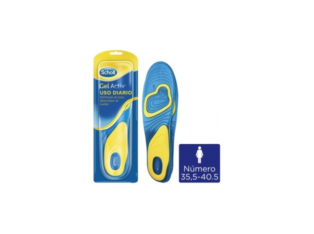 Scholl Gelactiv Uso Diario Mujer, 1 Par
