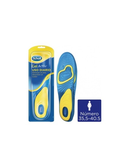 Scholl Gelactiv Uso Diario Mujer, 1 Par