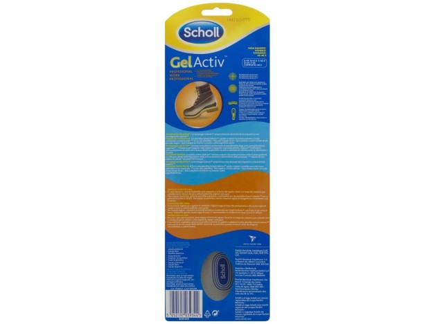 Scholl Gelactiv Profesional Hombre, 1 Par