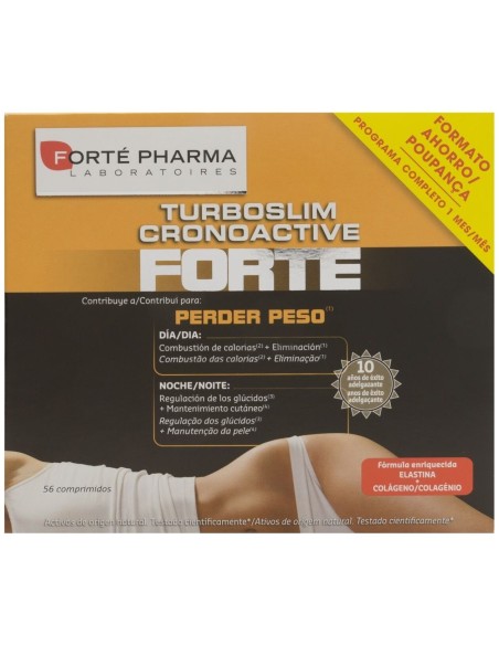 Forté Pharma Turboslim Cronoactive Forte, 56 Uds