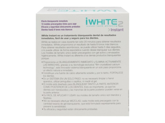 Iwhite Instant2 Kit Blanqueador 10 Moldes