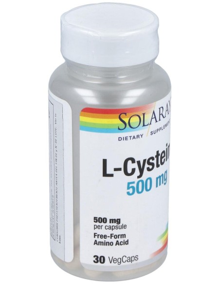 Solaray L-Cysteine 500Mg 30Cáps