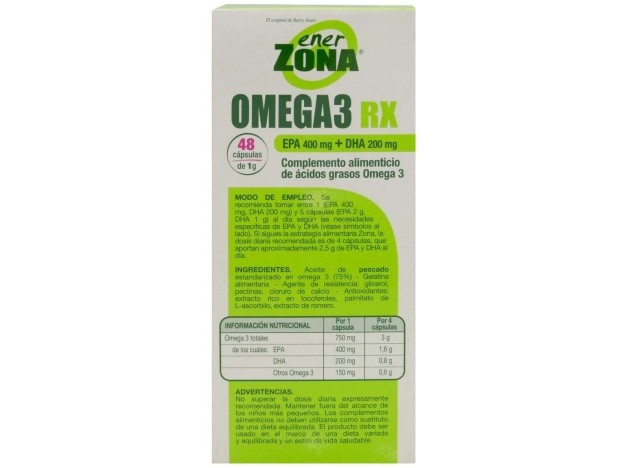 Enerzona Omega 3 Rx 1 Gr 48 Caps