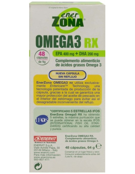Enerzona Omega 3 Rx 1 Gr 48 Caps