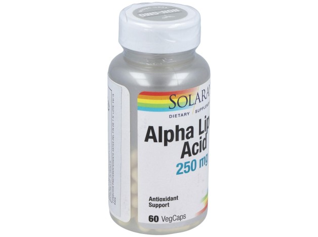 Solaray Alpha Lipoic Acid 250Mg 60Cáps