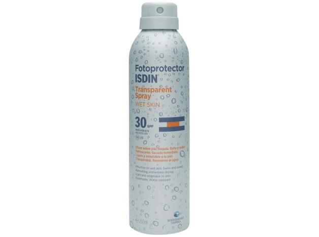 Isdin Fotoprotector Transparent Spray Wet Skin...