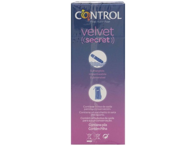 Control Velvet Secret Mini Estimulador, 1 Ud