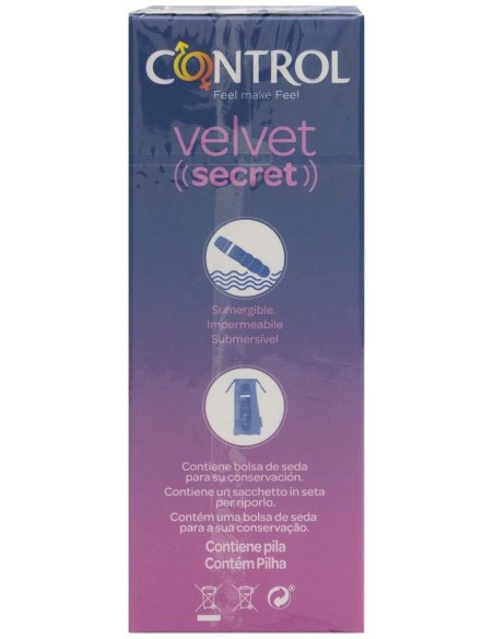 Control Velvet Secret Mini Estimulador, 1 Ud