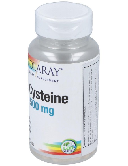 Solaray L-Cysteine 500Mg 30Cáps