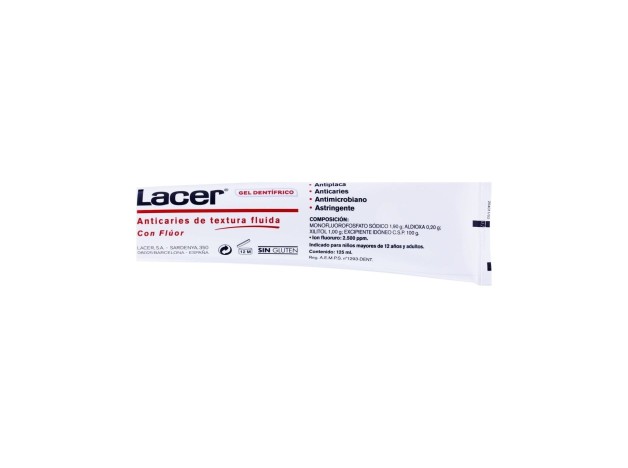 Lacer Gel Dentífrico 125Ml