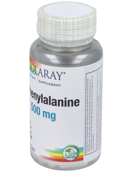 Solaray L-Phenylalanine 500Mg 60Cáps
