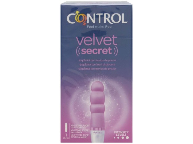 Control Velvet Secret Mini Estimulador, 1 Ud