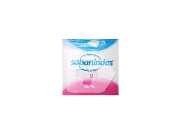 Sabanindas Salvacamas Extra 60X90Cm 20Uds