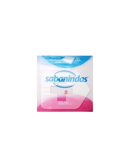 Sabanindas Salvacamas Extra 60X90Cm 20Uds