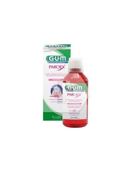 Gum Paroex Tratamiento Periodontitis Colutorio, 300 Ml