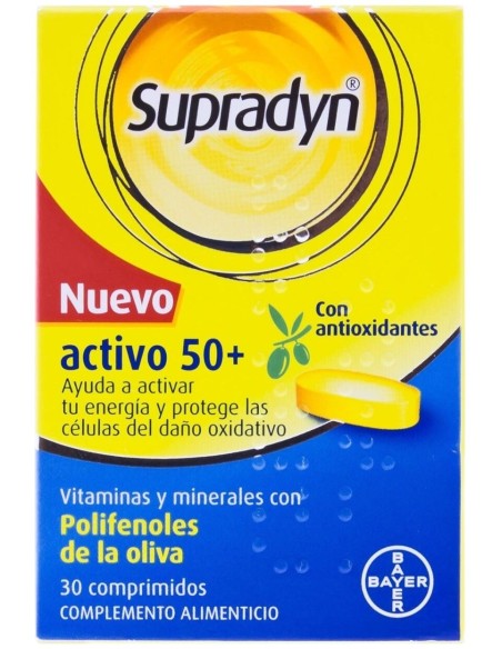 Supradyn Vital 50+ Antiox, 30 Comprimidos