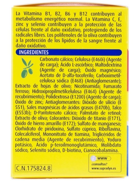 Supradyn Vital 50+ Antiox, 30 Comprimidos
