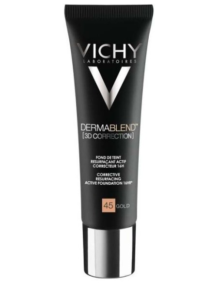 Vichy Dermablend Corrector 3D Maquillaje 45 Gold Spf 25, 30 Ml