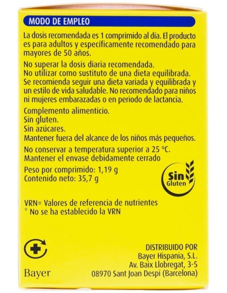 Supradyn Vital 50+ Antiox, 30 Comprimidos