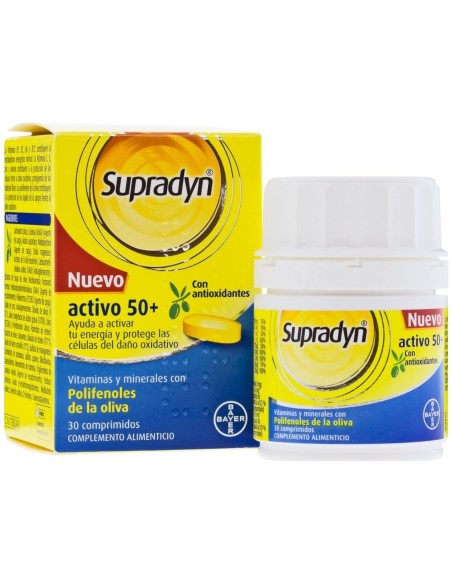 Supradyn Vital 50+ Antiox, 30 Comprimidos