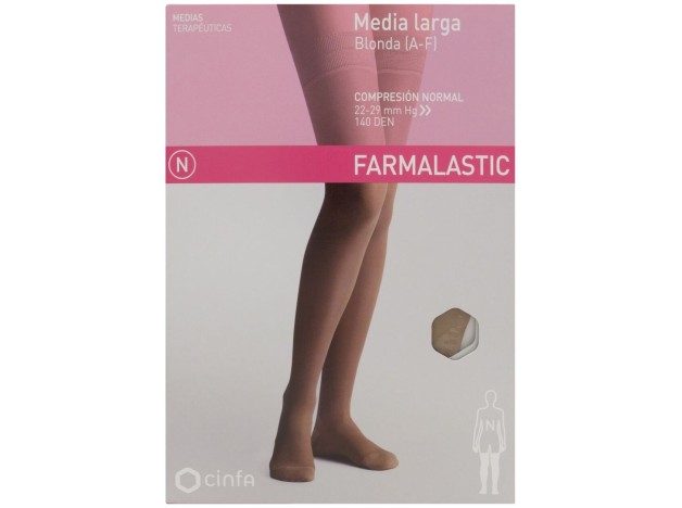 Farmalastic Media Larga Blonda (A-F) Compresión...