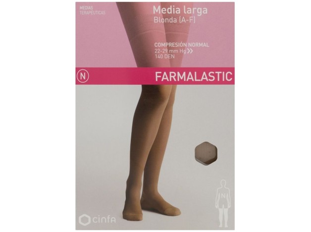Farmalastic Media Larga Blonda (A-F) Compresión...
