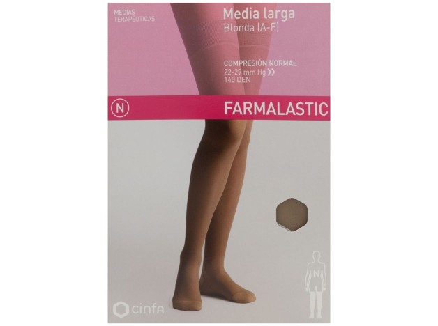 Farmalastic Media Larga Blonda (A-F) Compresión...