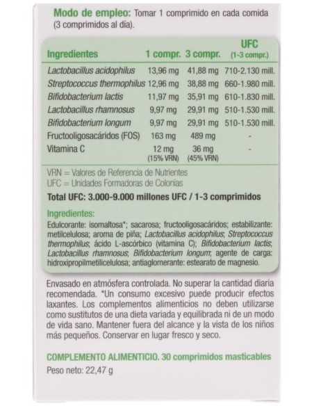 Produo Flora, 30 Comprimidos