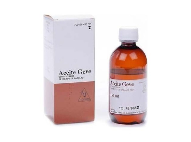 Aceite Geve Neo Hígado De Bacalao, 150 Ml