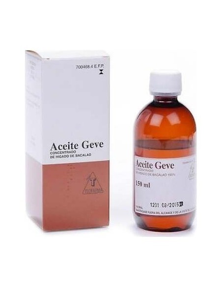 Aceite Geve Neo Hígado De Bacalao, 150 Ml